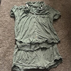 Victoria's Secret Green Pajama Set